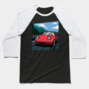 Red  miata na Baseball T-Shirt